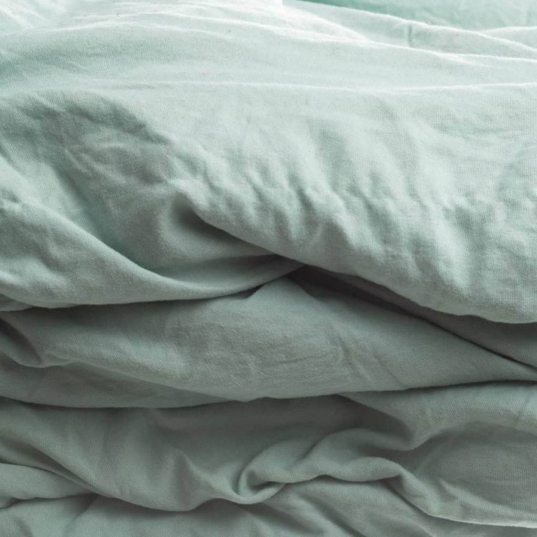 Colcha verde menta NATURALS | Iluminoteca