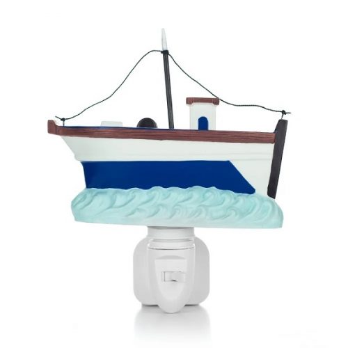 Luz de enchufe quitamiedos artesanal barquitos