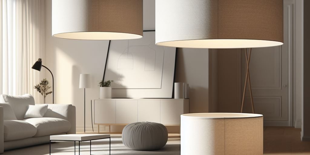 lampara_techo_pantalla_colgar_cilindrica_salon