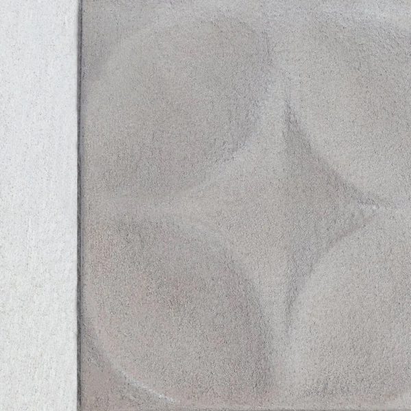 CUADRO BLANCO-GRIS DM DECORACIÓN 80 X 4 X 80 CM - Imagen 4