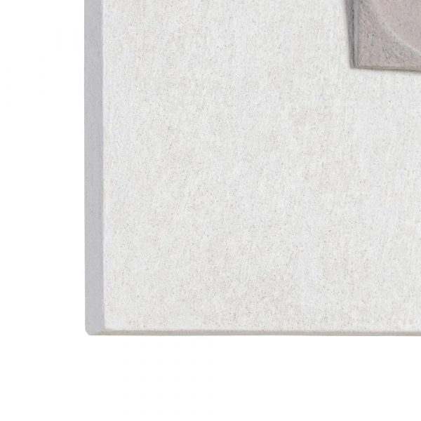 CUADRO BLANCO-GRIS DM DECORACIÓN 80 X 4 X 80 CM - Imagen 3