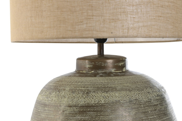 Lámpara de mesa metal verde III - Imagen 4