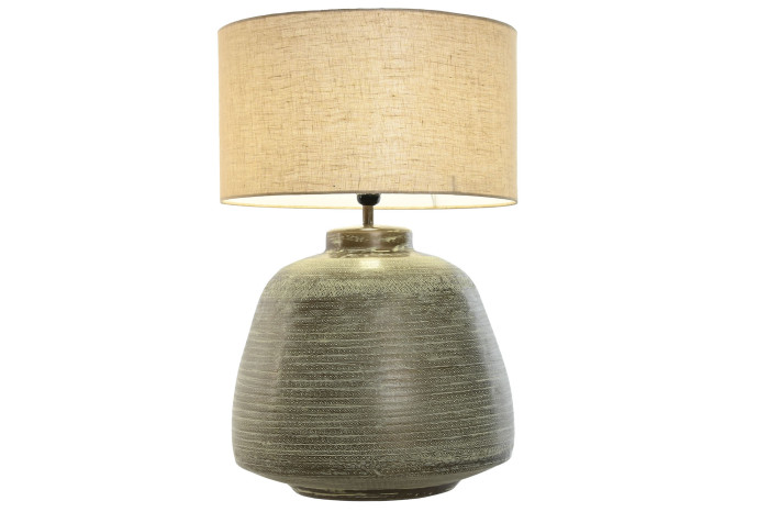 Lámpara de mesa metal verde III - Imagen 3