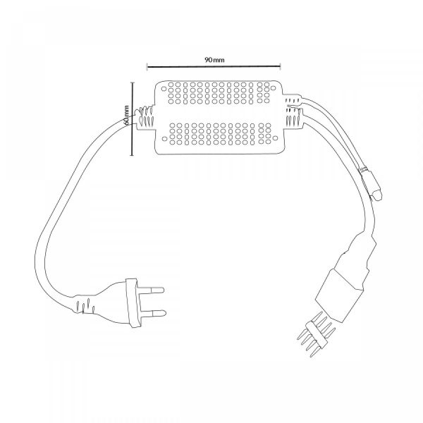 Controlador Para Neón Led Rgb 220V Con Mando - Imagen 3
