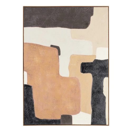 CUADRO PINTURA ABSTRACTO LIENZO 140 X 4 X 100 CM