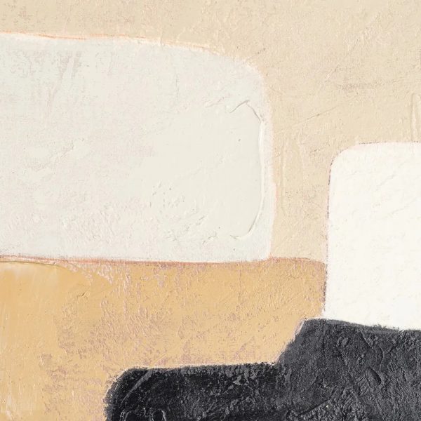 CUADRO PINTURA ABSTRACTO LIENZO 140 X 4 X 100 CM - Imagen 3