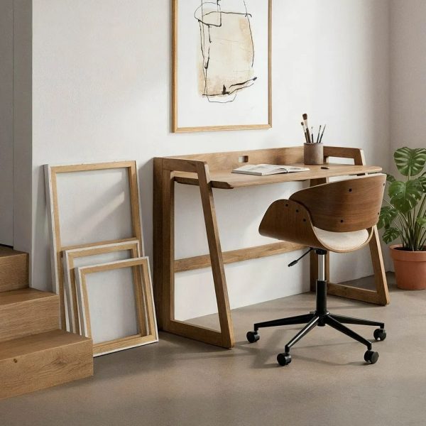 ESCRITORIO MADERA DE MANGO 120 X 56 X 83 CM - Imagen 3