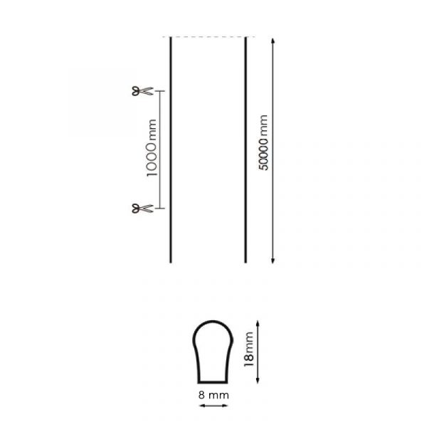 Neón de Led Flexible RGB 220Vac PROZNY 8.5W/m - 50 Metros - Imagen 3