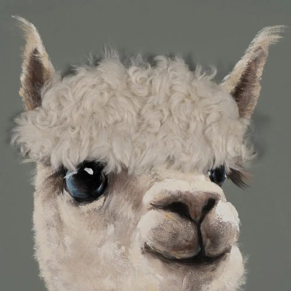 PINTURA LLAMAS LIENZO - Imagen 3