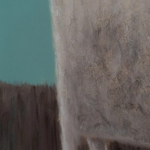 PINTURA OVEJA TURQUESA LIENZO 90 X 3,50 X 120 CM - Imagen 4