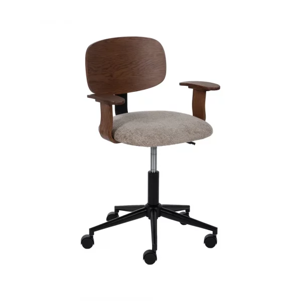 Silla con ruedas GIRO 2 madera textil - Imagen 3
