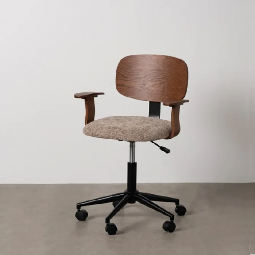 Silla con ruedas GIRO 2 madera textil