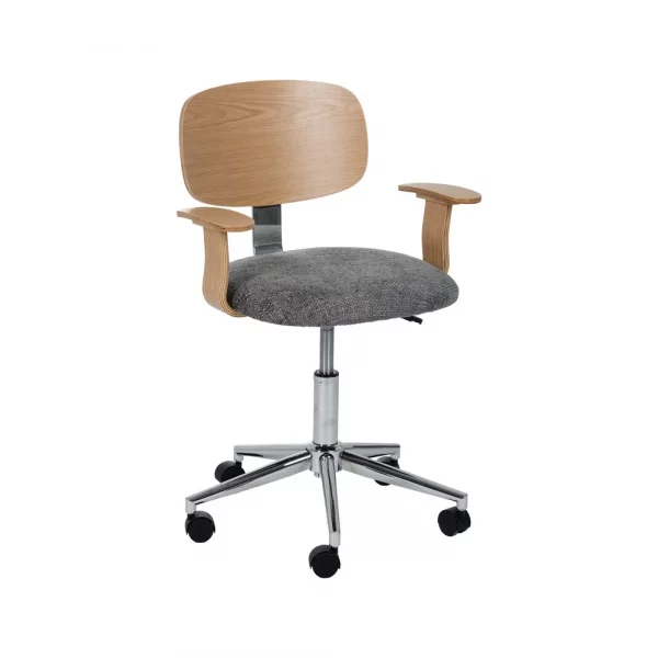 Silla con ruedas GIRO 2 madera textil - Imagen 6