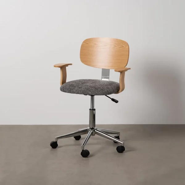 Silla con ruedas GIRO 2 madera textil - Imagen 5