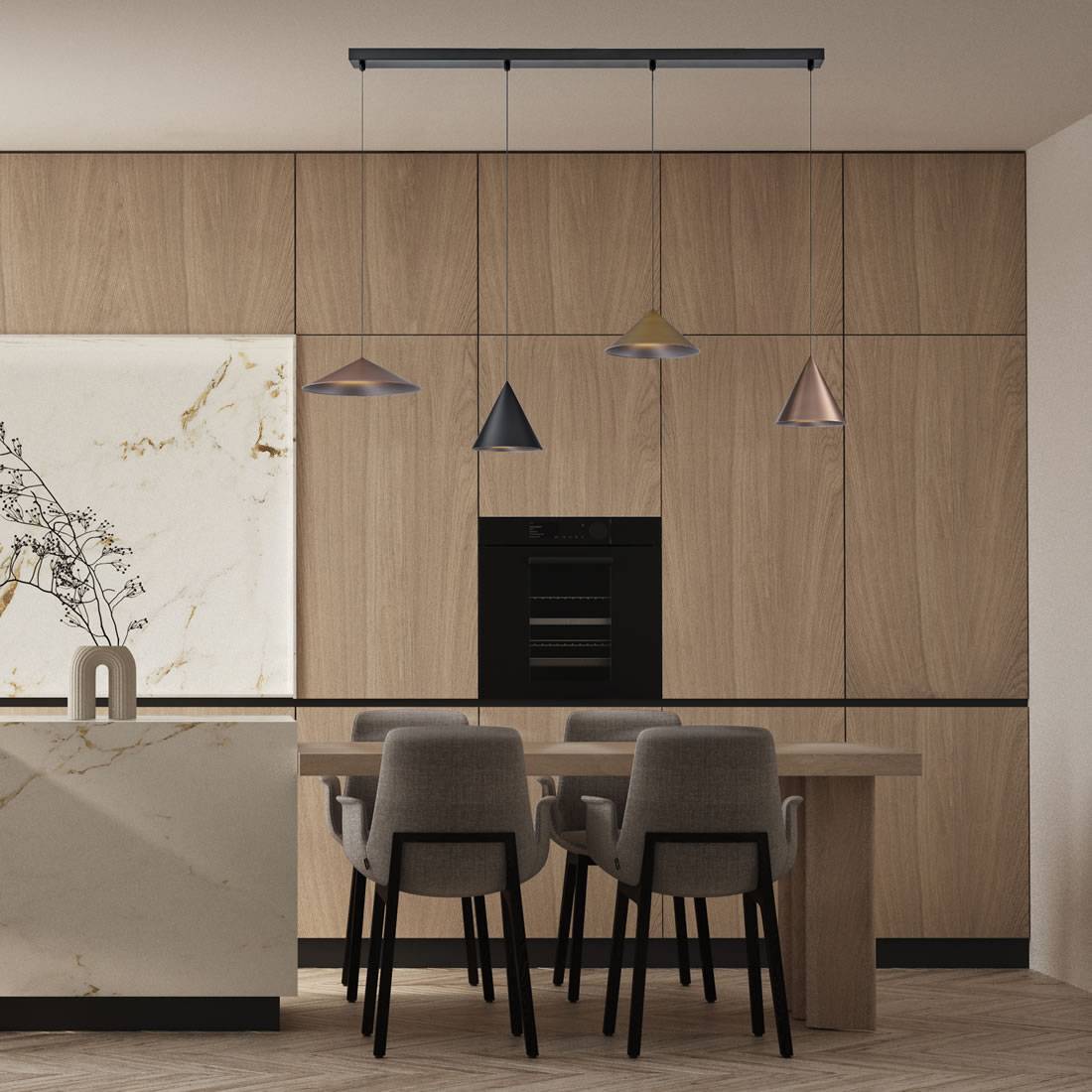 Lampara de techo LED regulable CONO - Imagen 2