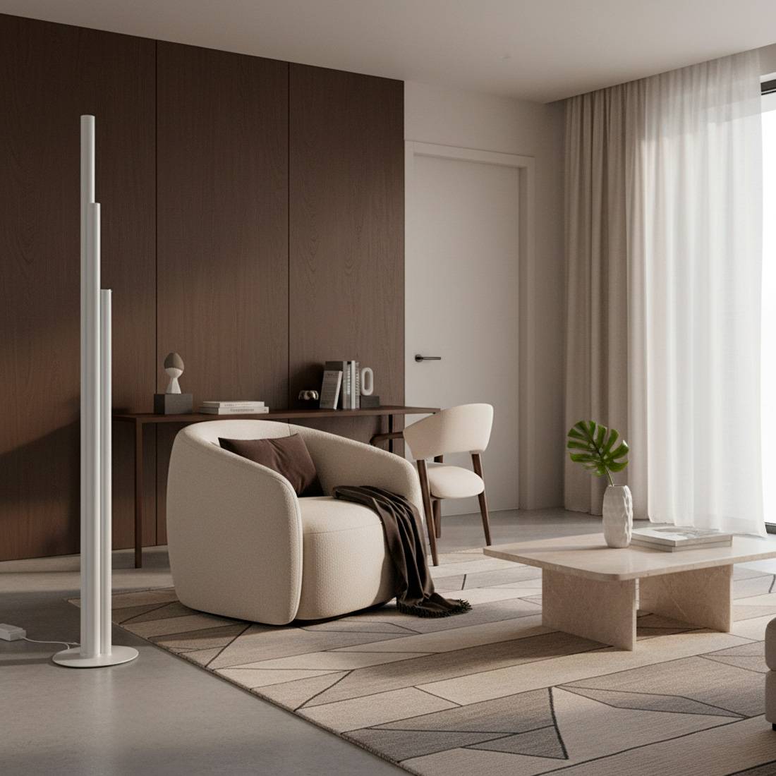 Lámpara de pie LED DORICA Triple - Imagen 13