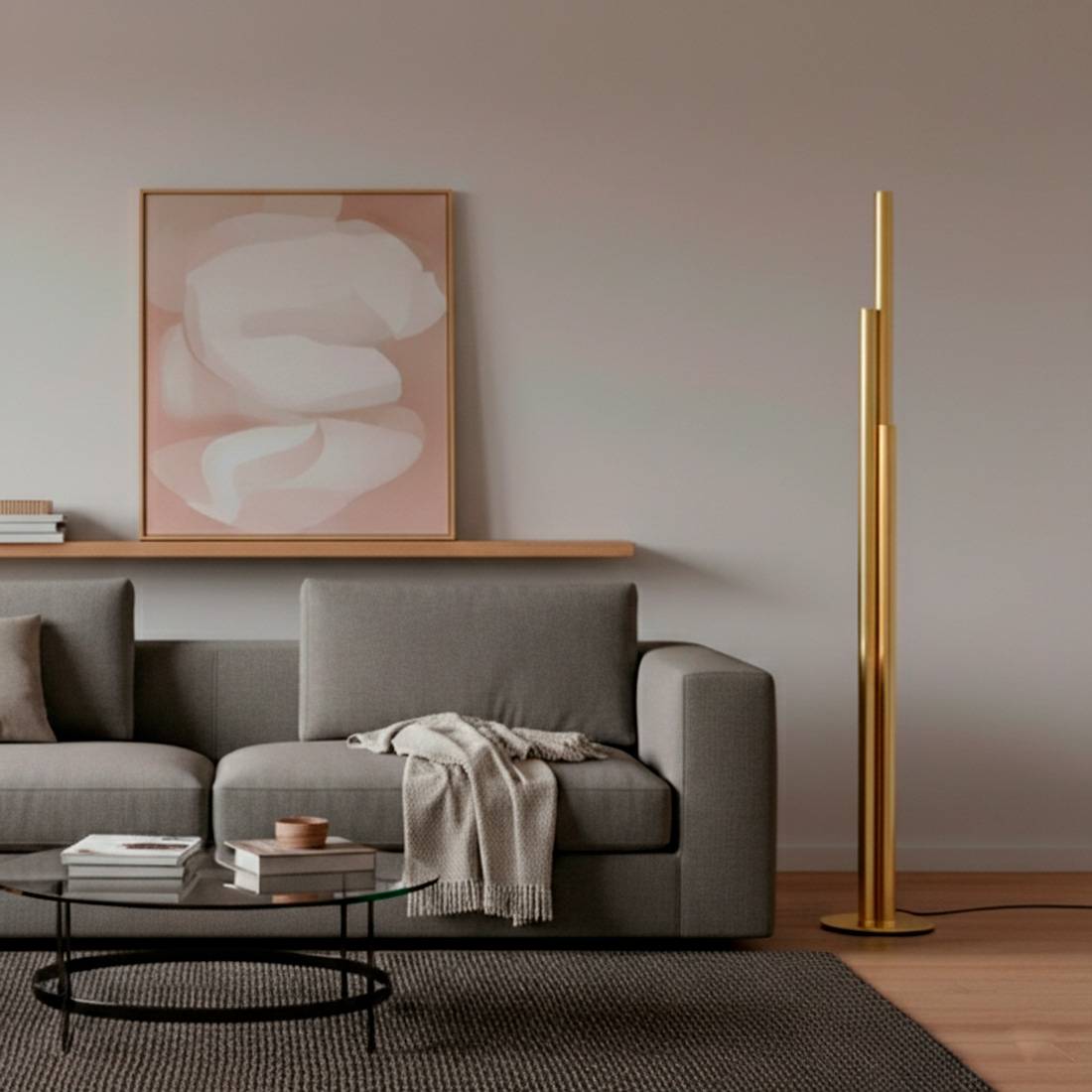 Lámpara de pie LED DORICA Triple - Imagen 3