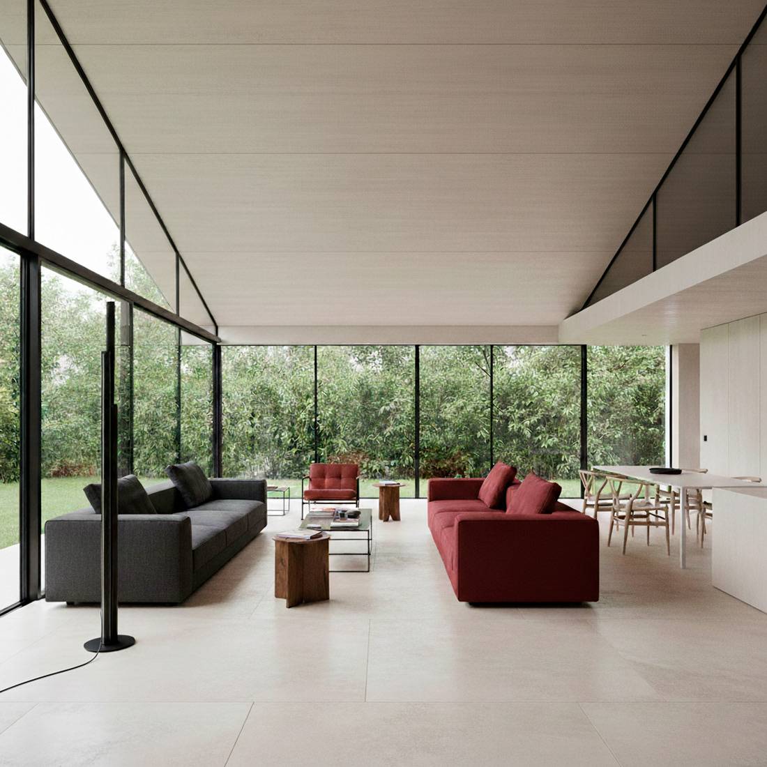 Lámpara de pie LED DORICA Triple - Imagen 8