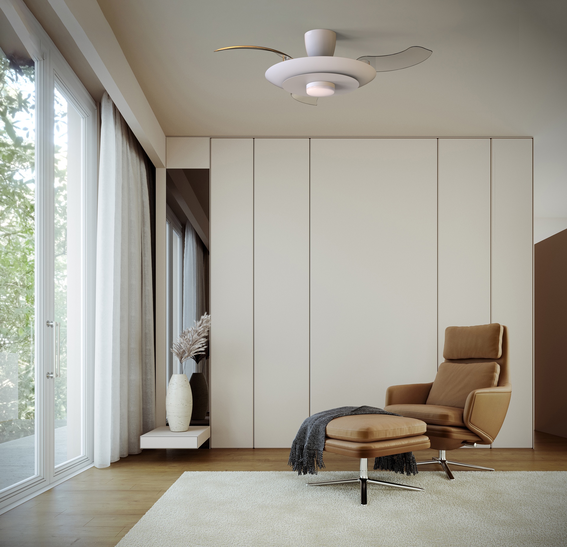 Lampara ventilador LED Kyoto - Imagen 10