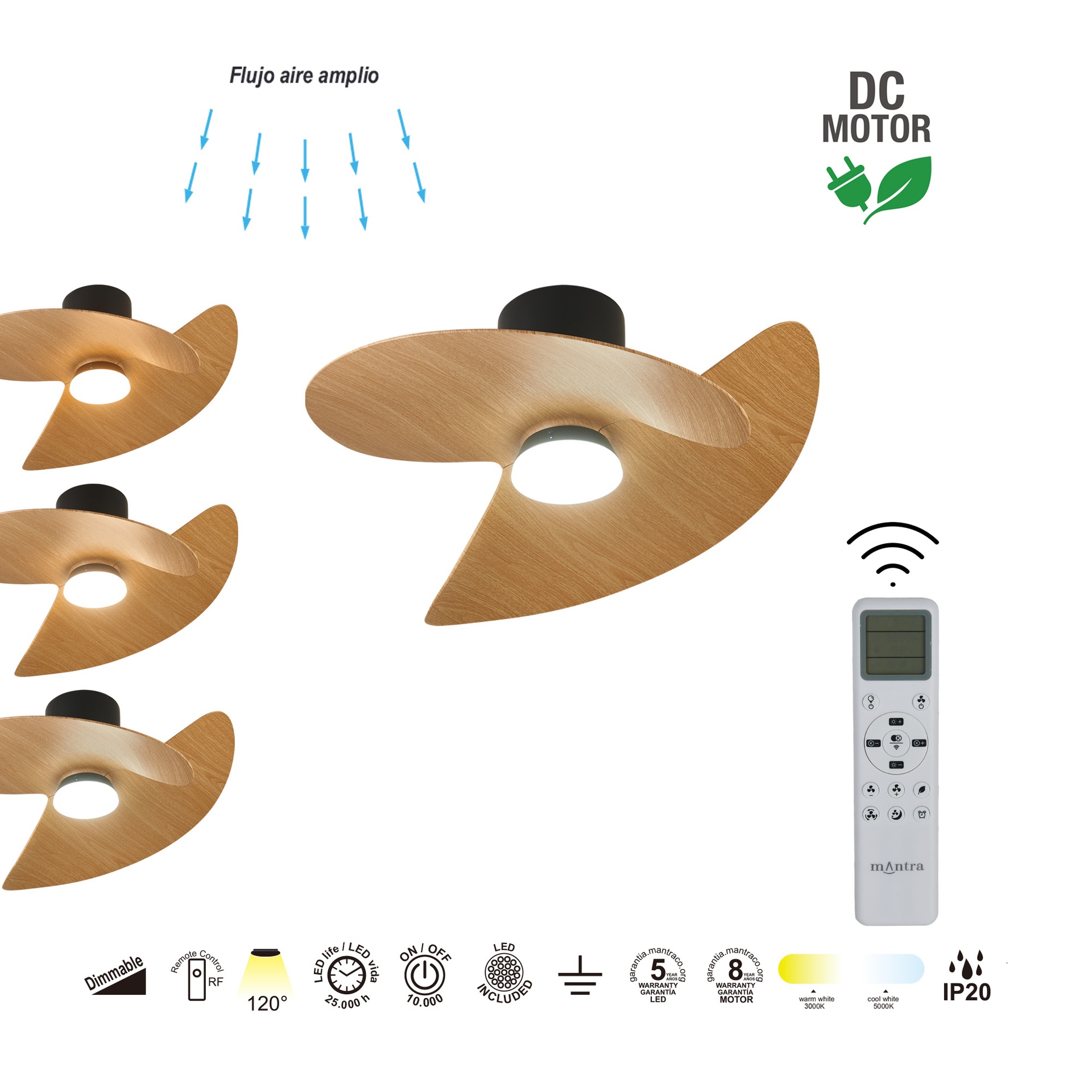Lampara ventilador ONA - Imagen 10