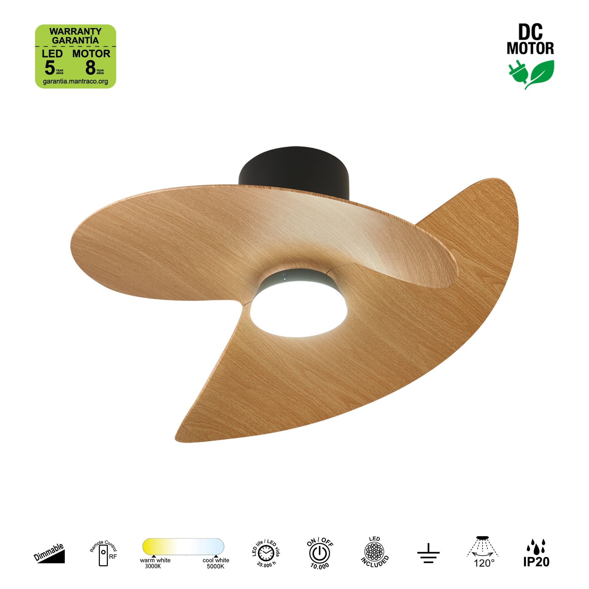 Lampara ventilador ONA - Imagen 9