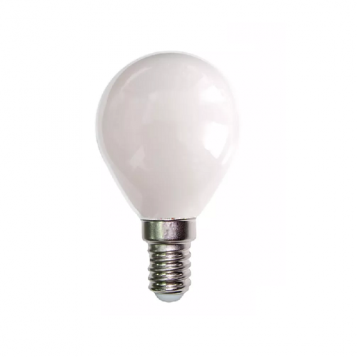Bombilla esférica E14 de 4W mate